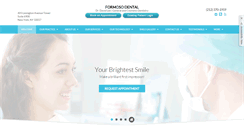 Desktop Screenshot of formosodentalpc.com